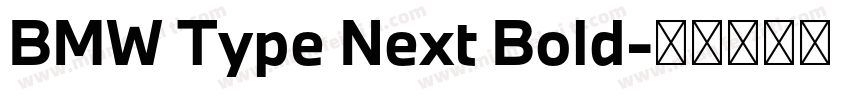 BMW Type Next Bold字体转换